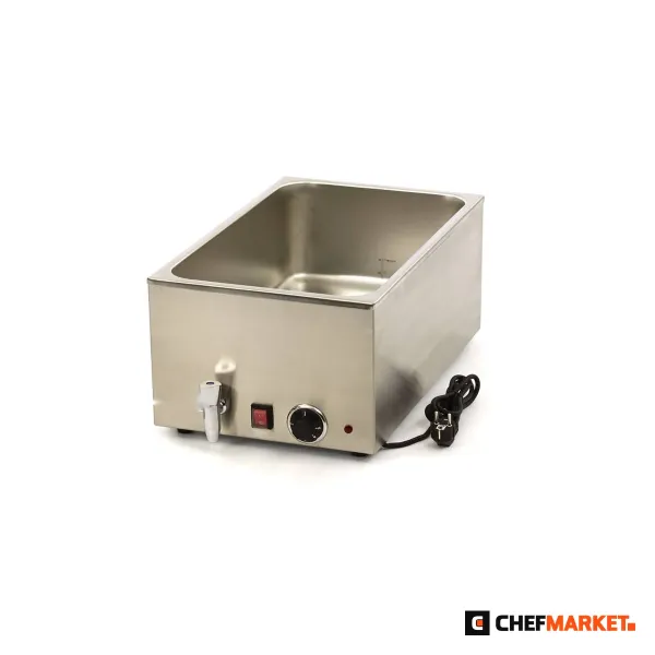 Бен мари 1/1 GN, дълбочина до 15 см, с кран за източване, 1,2 kW