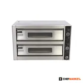 Електрическа фурна за пица с 2 камери, 12 пици Ø 30 см, 400 V, снимка 2