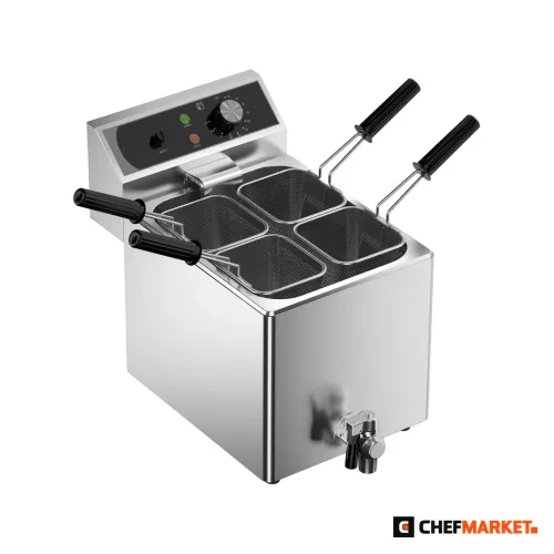 Електрическа машина за паста с 4 кошници, 8 л, 3,15 kW