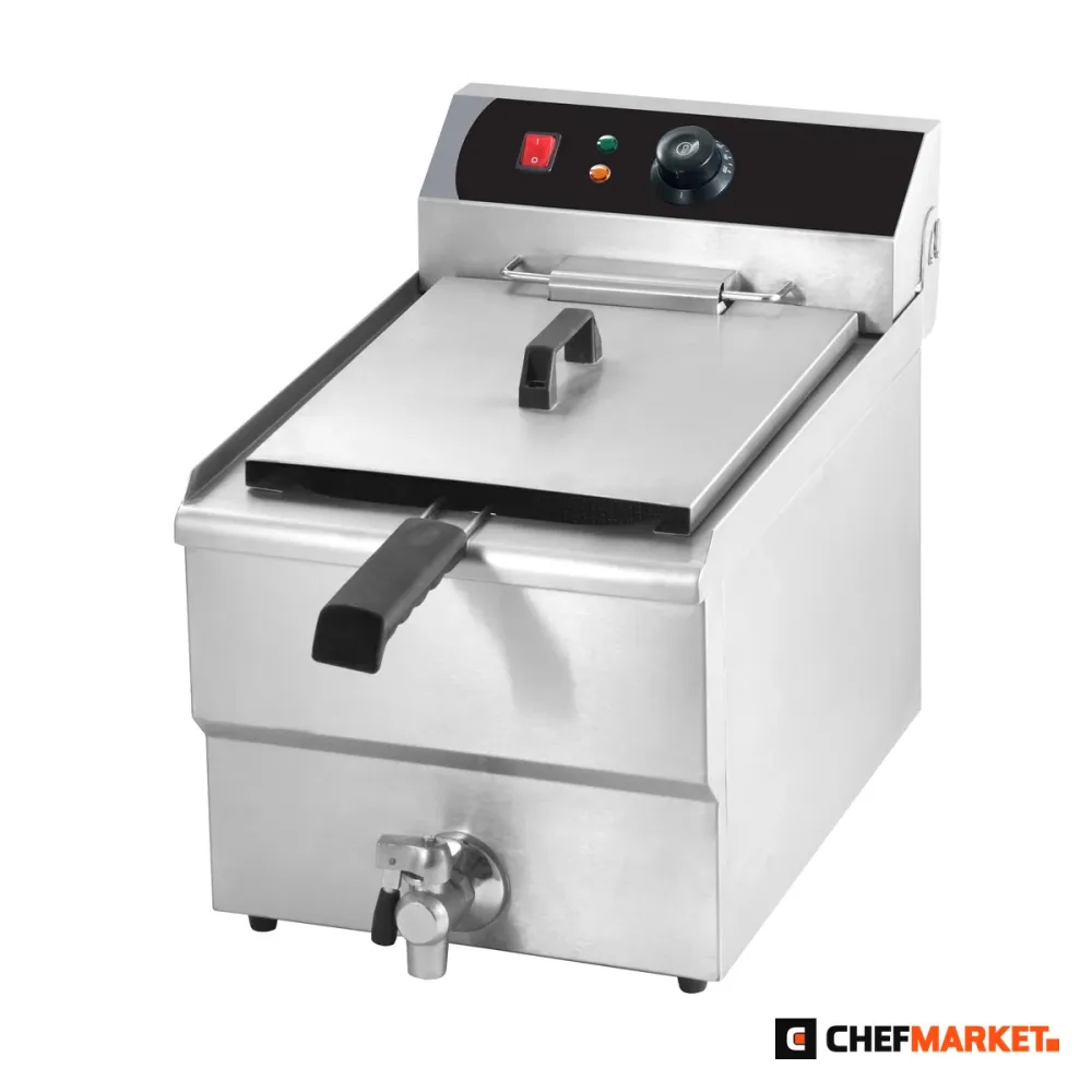 Електрически фритюрник, 1 вана 10 л, 5 kW, настолен