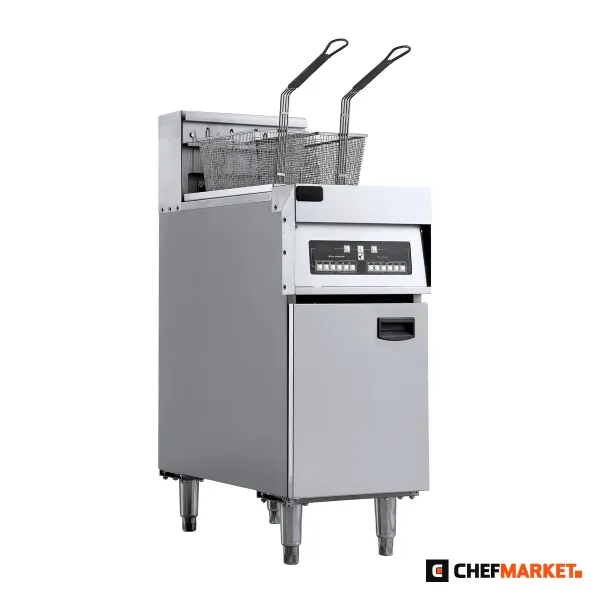 Електрически фритюрник, 1 вана 25 л, 18 kW, свободностоящ