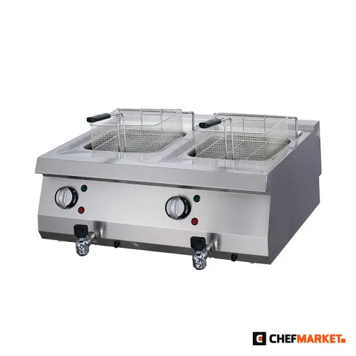 Електрически фритюрник 2 × 12 л, 22 kW, 400 V