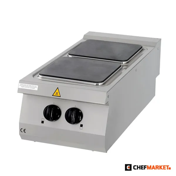 Електрически котлон с 2 плочи 400 × 900 мм, 8 kW, 400 V