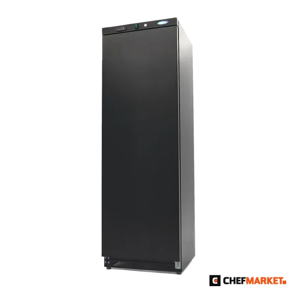 Фризер 400 л, 6 фиксирани рафта, черен, 230 V
