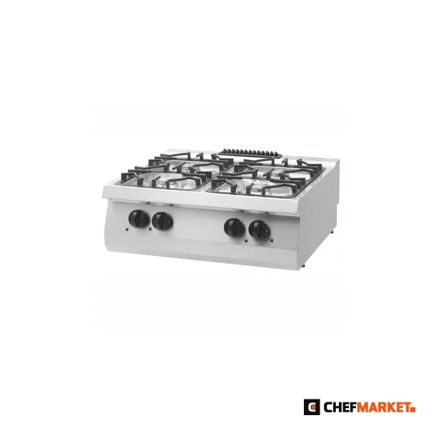 Газов котлон с 4 горелки 800 × 700 мм, 24 kW