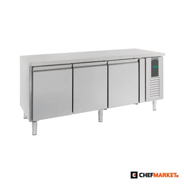 Хладилна маса за тави 600 x 400 мм, 3 врати