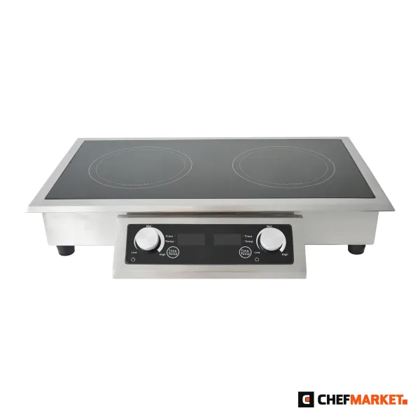 Индукционен котлон за вграждане, 2 зони, 2 x 3,5 kW