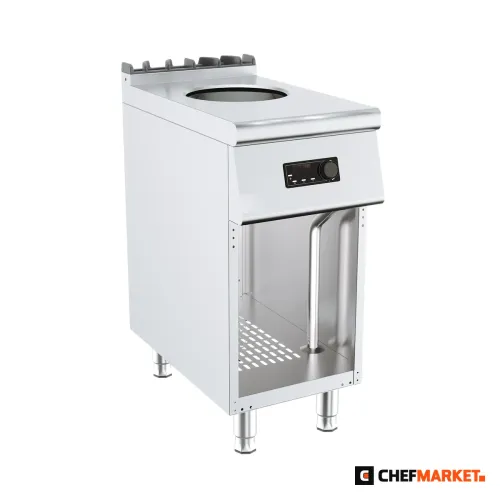Индукционен уок котлон, 5 kW, на шкаф, дълбочина 700 мм