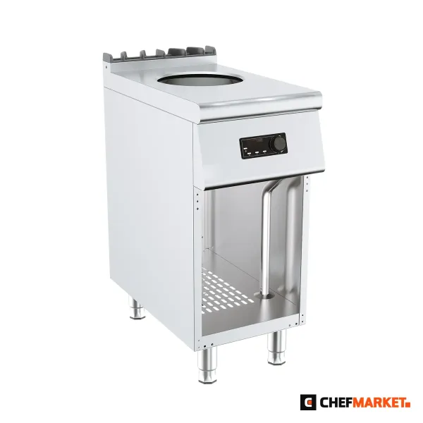 Индукционен уок котлон, 5 kW, на шкаф, дълбочина 700 мм