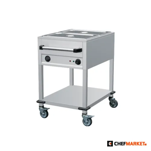 Количка бен мари, 2 x GN 1/1, 1,5 kW