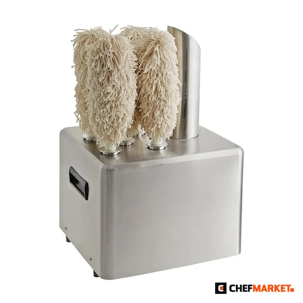 Машина за полиране на чаши с 5 четки, 1,2 kW