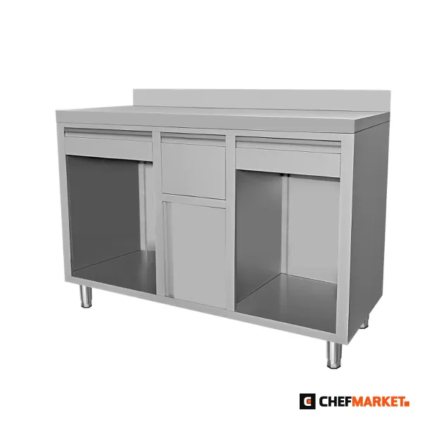 Работна маса за кафе, 1500 x 600 мм, височина 1150 мм