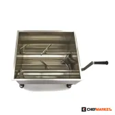 Ръчна месомесачка 40 л, до 35 кг месо, двойна ос, снимка 5