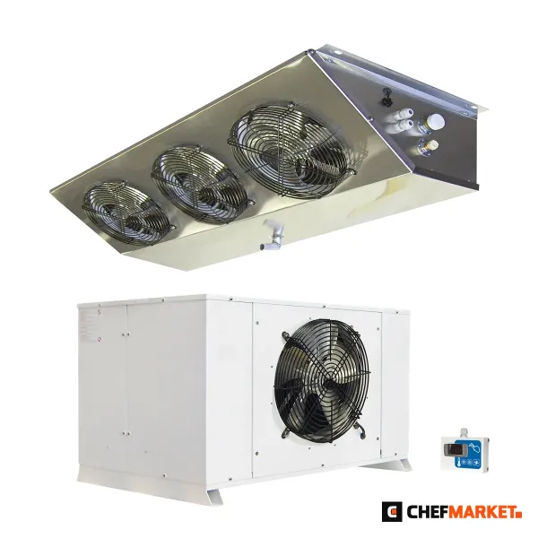 Сплит система за минусова хладилна камера от 10,88 до 21,1 м³, 2,68 kW, 400 V
