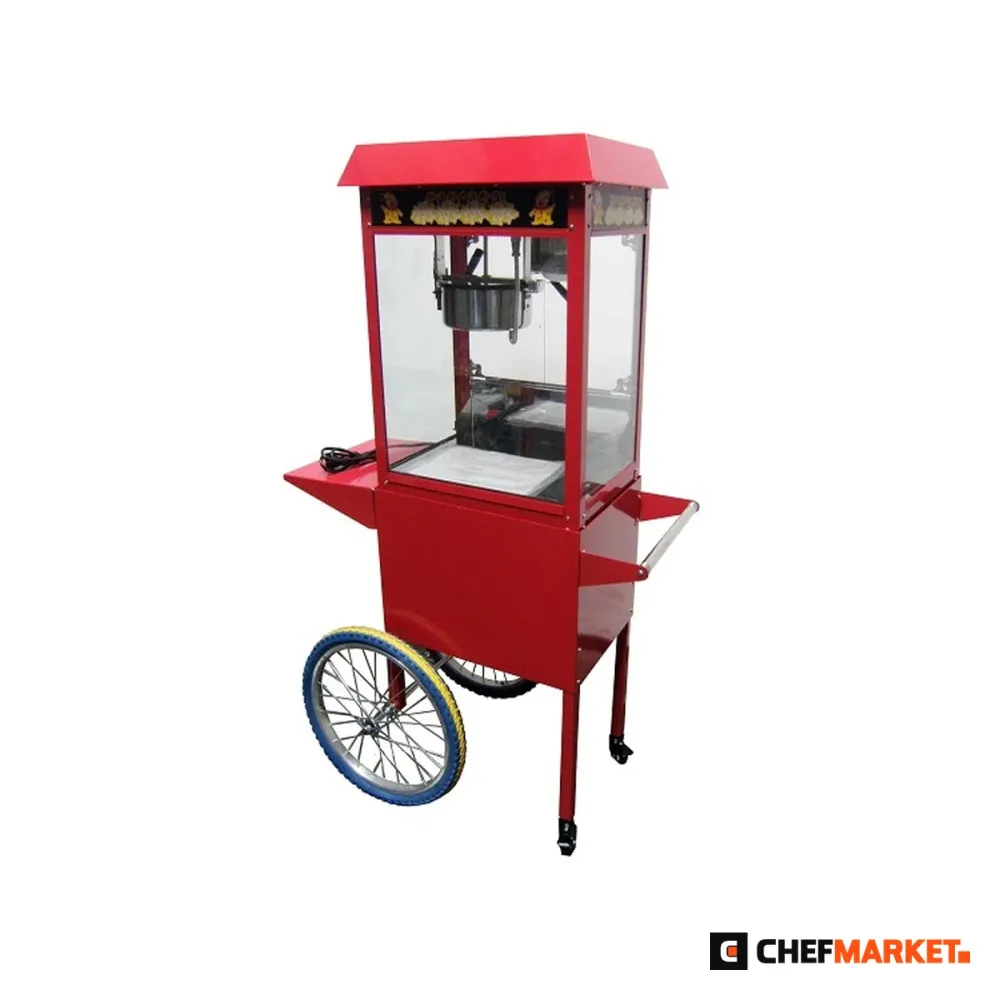 Свободностояща машина за пуканки, 150 г на цикъл, 1,35 kW