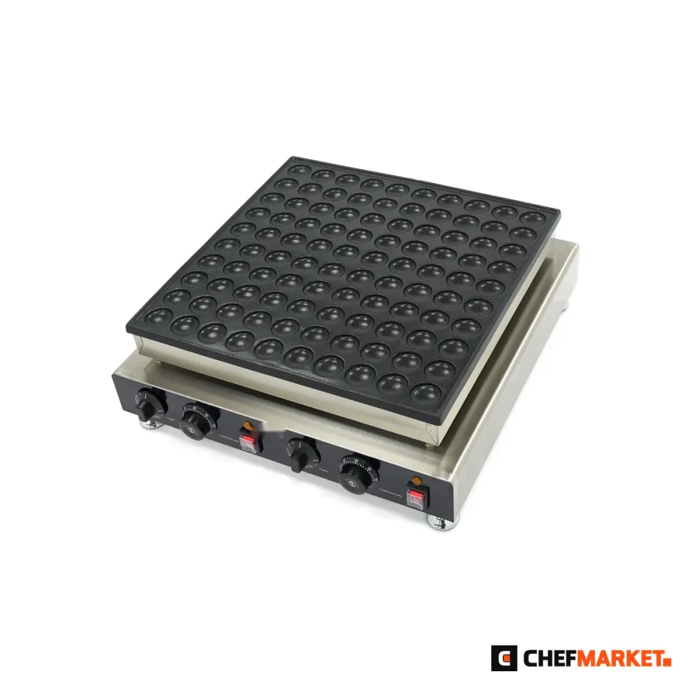 Уред за мини палачинки, 100 броя по 4 см, 3,2 kW
